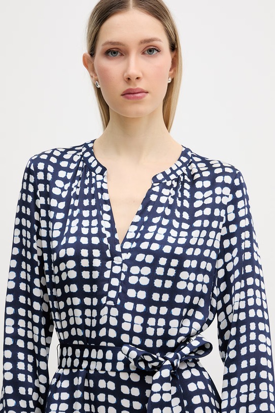 Marc Aurel sukienka letnia z wiskozy granatowy 6245A11109