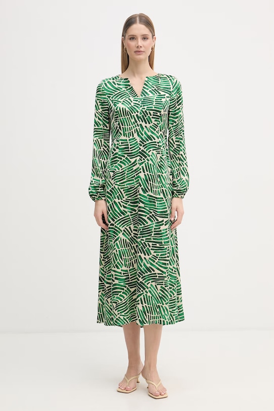 Marc Aurel sukienka z wiskozy zielony 6242A11090