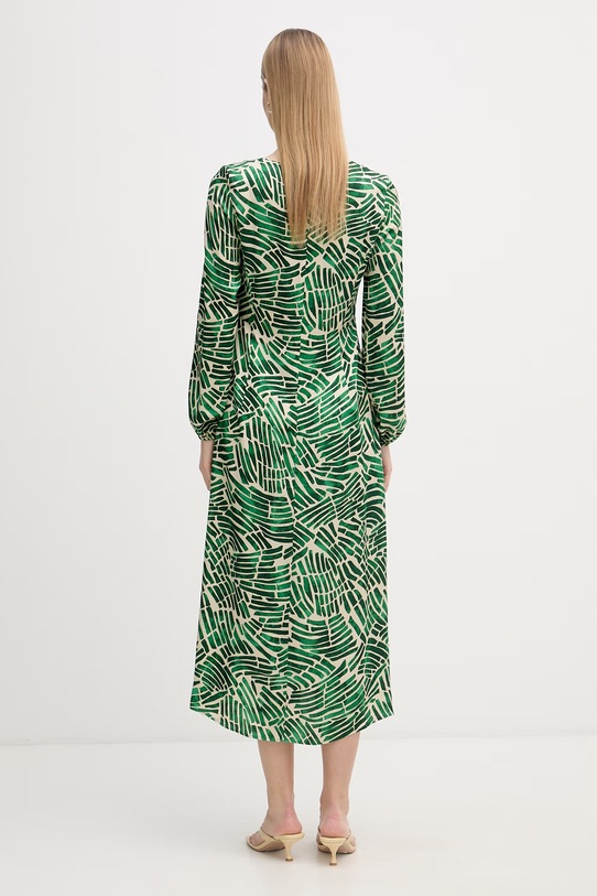 Odzież Marc Aurel sukienka z wiskozy 6242A11090 zielony