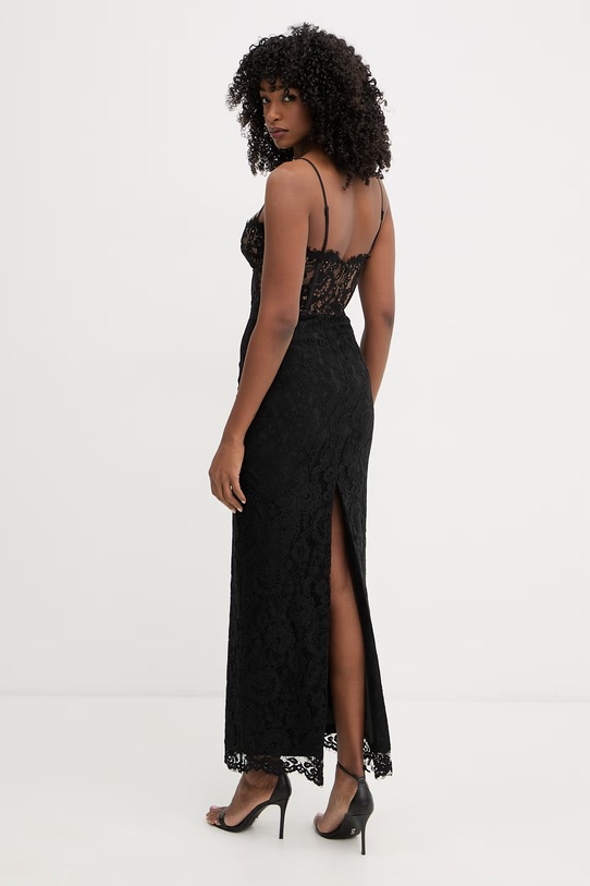 Odzież Bardot sukienka gorsetowa koronkowa 60180DB czarny