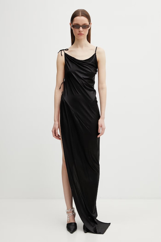 Rick Owens DRKSHDW Taco рокля с изчистена шарка DS01F4516.JL