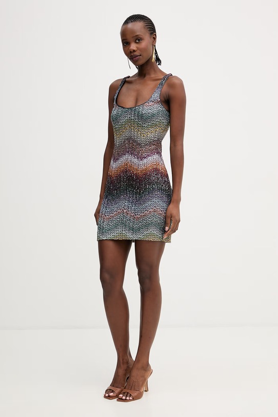 Missoni sukienka DS26SG1L.BC005Y multicolor SS26