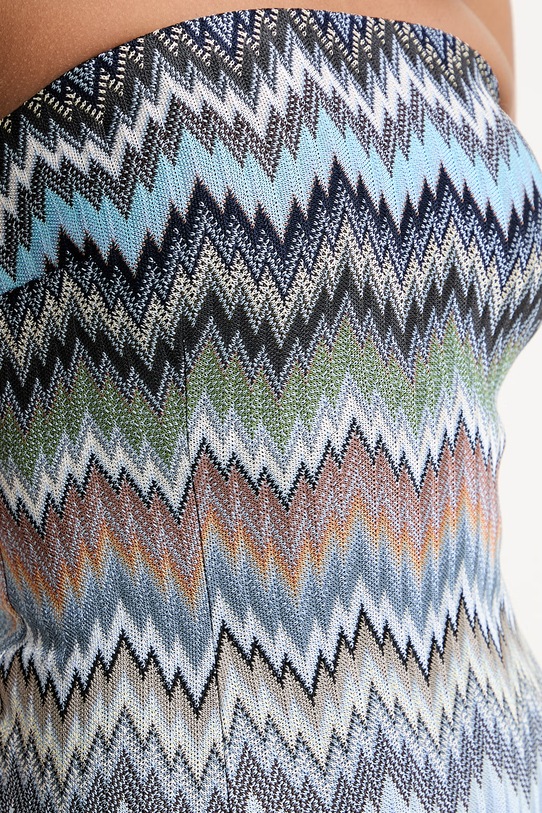 Missoni šaty DS26SG2J.BR014T modrá
