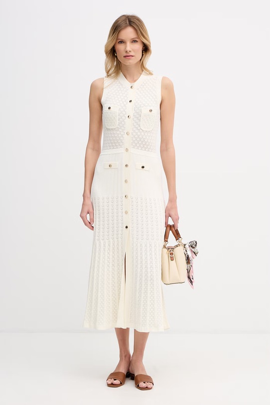 Gaudi z wiskozy 611FD13003 beżowy SS26