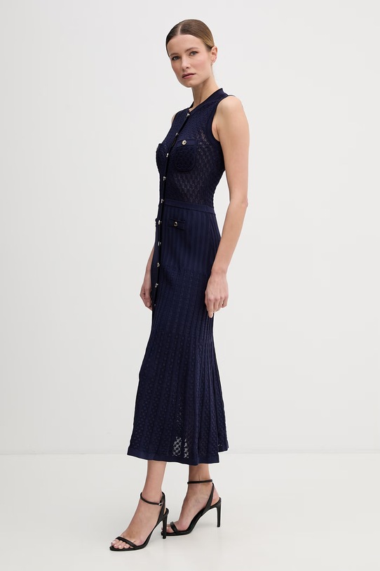 Gaudi z wiskozy 611FD13003 granatowy SS26