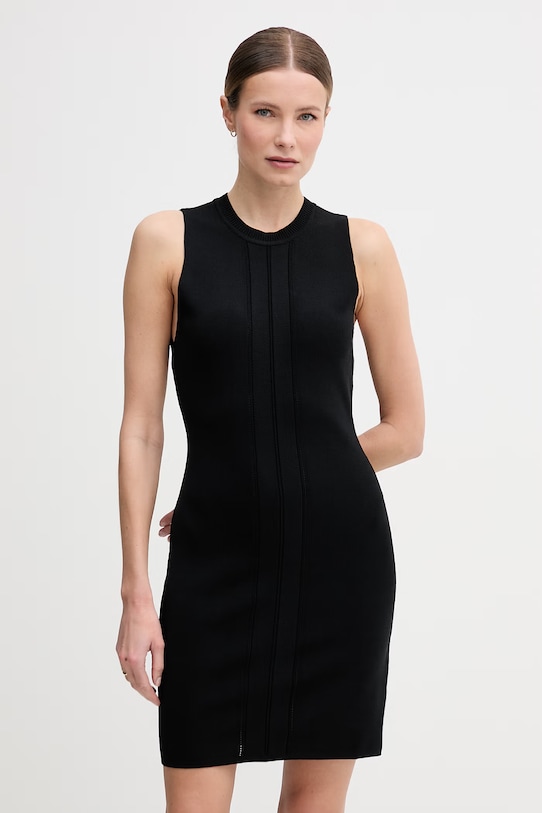 Gaudi sukienka z wiskozą czarny 611FD13005