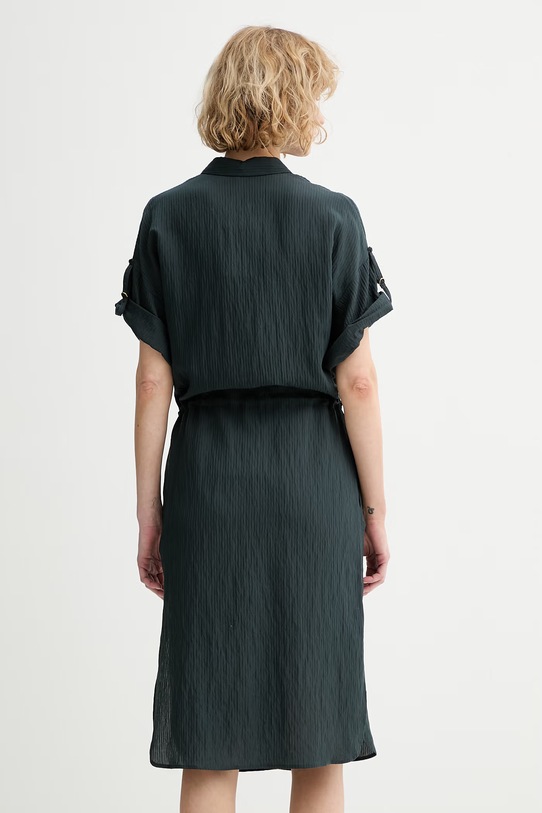 Îmbrăcăminte Sessun rochie tip cămașă cu vâscoză 26205043 verde