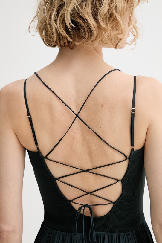 Sessun sukienka rozkloszowana 26205039 zielony