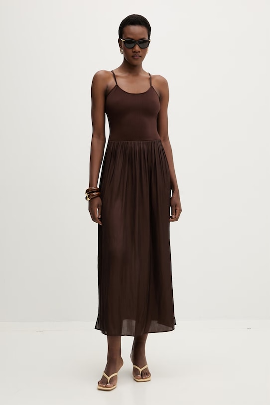 Sessun sukienka 25105012 brązowy SS26