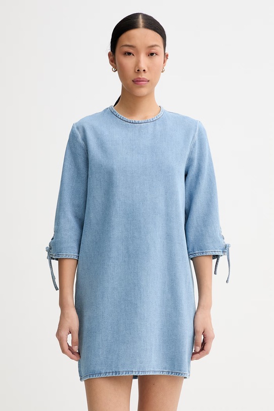 Sessun sukienka bawełniana niebieski 26205015