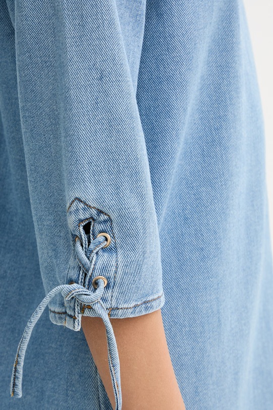 Sessun sukienka bawełniana 26205015 niebieski