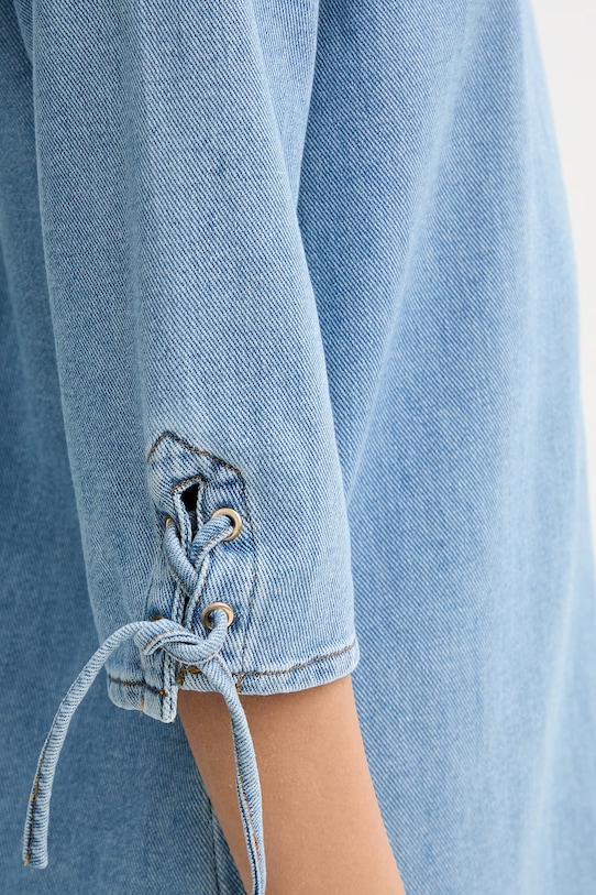 Sessun sukienka bawełniana 26205015 niebieski