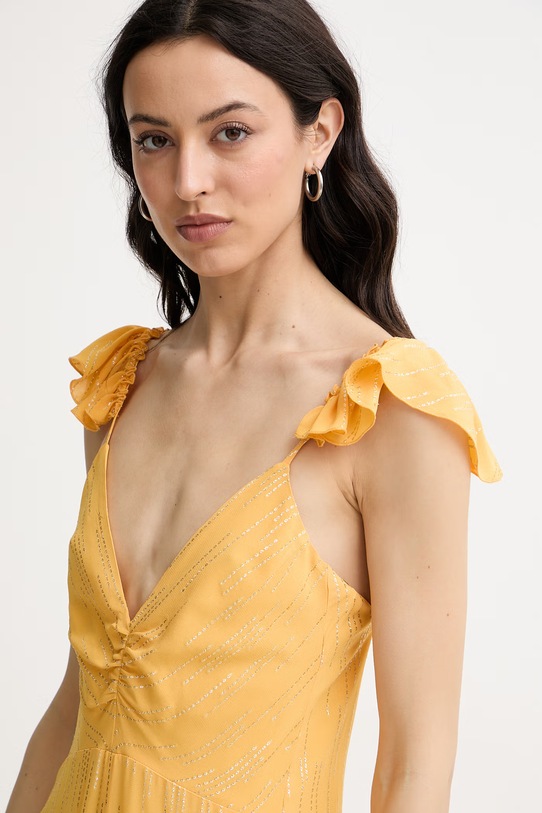 Forte Forte Φόρεμα με βισκόζη πορτοκαλί 14892.my.dress