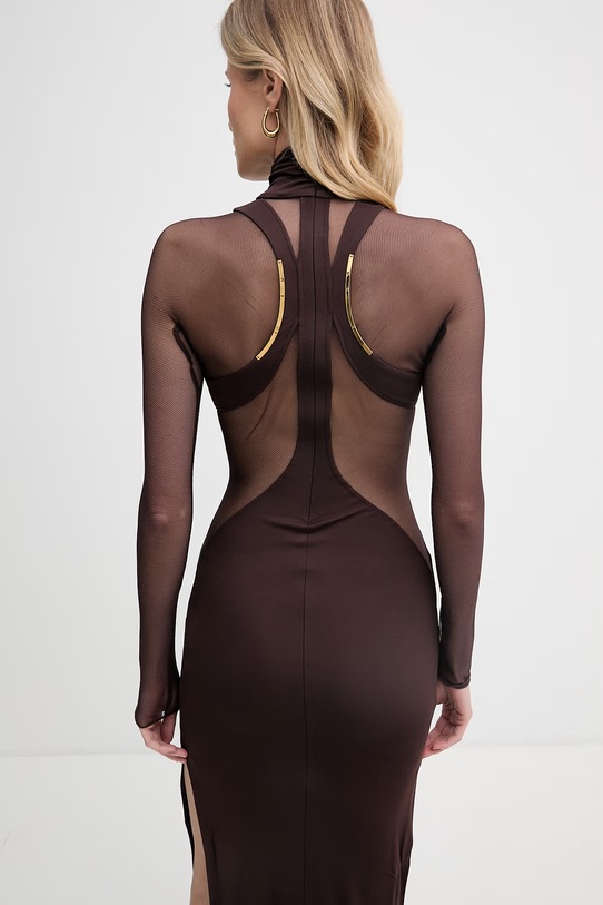 Elisabetta Franchi sukienka z wiskozą ABR2263E2