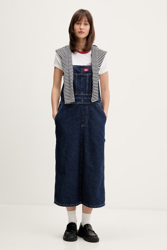 Dickies φόρεμα ντένιμ DK0A88IP0DD1 σκούρο μπλε SS26