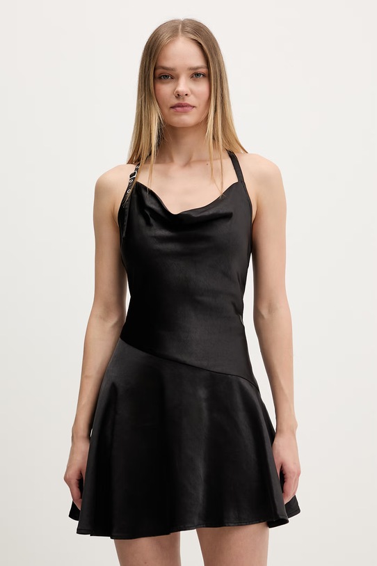 The Ragged Priest sukienka rozkloszowana czarny RPHL251043WV