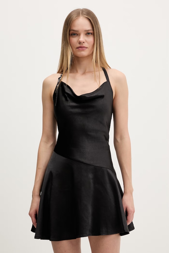 The Ragged Priest sukienka rozkloszowana czarny RPHL251043WV