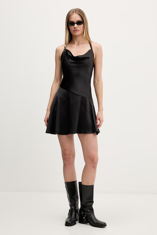 The Ragged Priest sukienka rozkloszowana RPHL251043WV czarny SS26