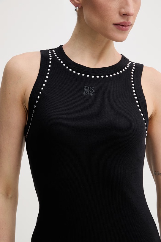 Dkny sukienka czarny DJ6D9189