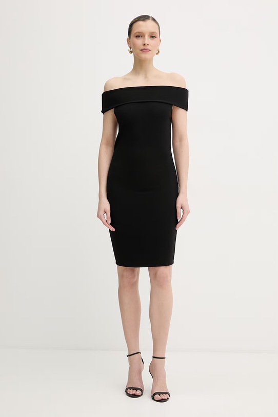 Armani Exchange malé černé šaty XW001742.AF21295 černá SS26