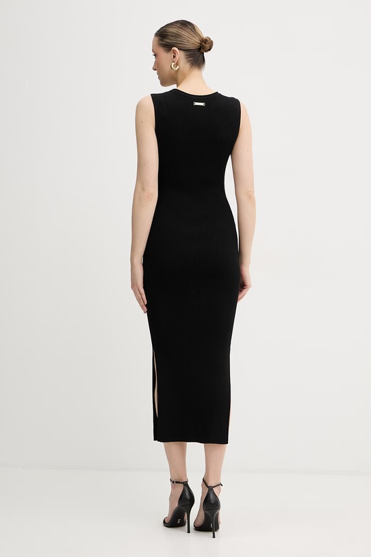 Oblečení Armani Exchange bodycon šaty z viskózy XW001900.AF10352 černá