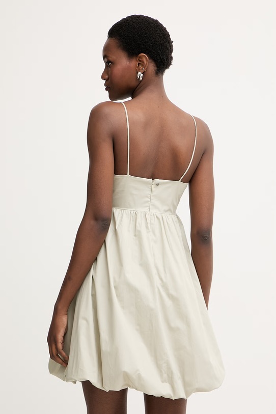 Oblečenie Armani Exchange balónové šaty bavlnené XW001968.AF18862 béžová