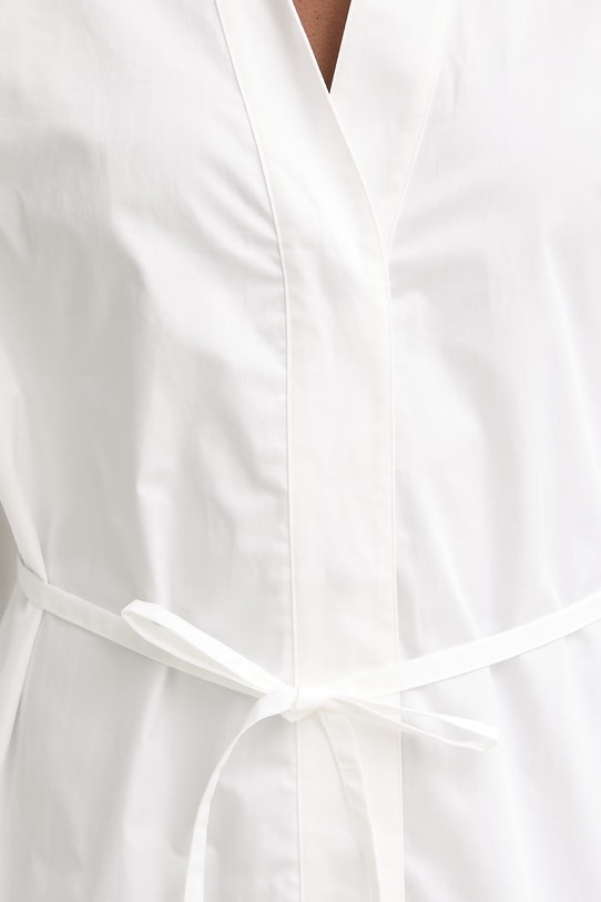 Armani Exchange haljina od pamuka XW002007.AF18862 bijela