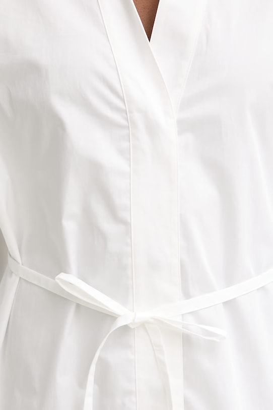 Armani Exchange haljina od pamuka XW002007.AF18862 bijela