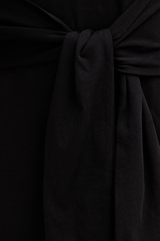 Armani Exchange sukienka bawełniana XW002085.AF10356 czarny