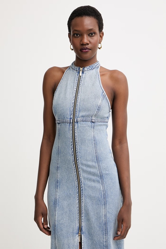 Armani Exchange рокля от деним син XW002261.AF21338