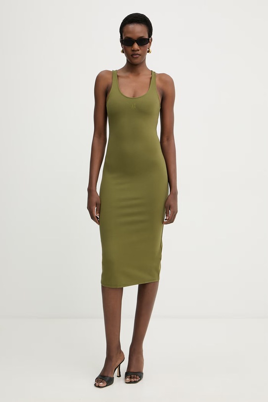 Armani Exchange sukienka XW000820.AF13729 zielony SS26