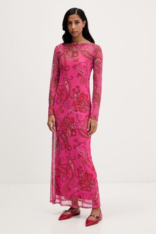 Never Fully Dressed sukienka NFDDR3258 różowy SS26
