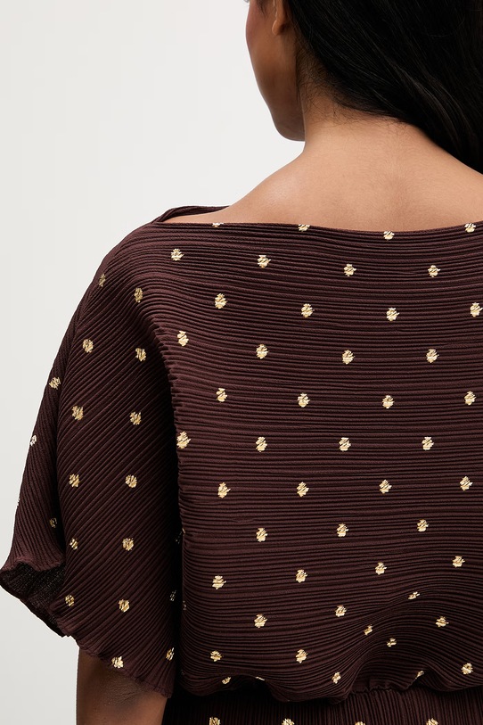 Never Fully Dressed sukienka NFDDR2193 brązowy