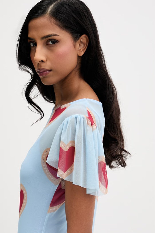 Never Fully Dressed sukienka niebieski NFDDR3233