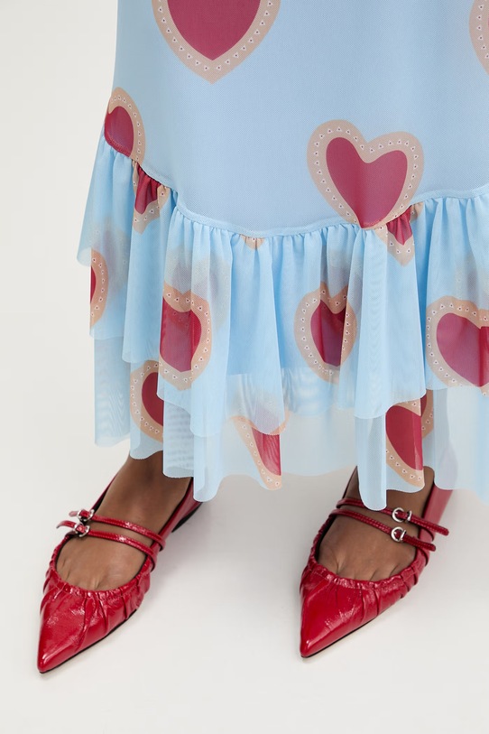 Never Fully Dressed sukienka NFDDR3233 niebieski