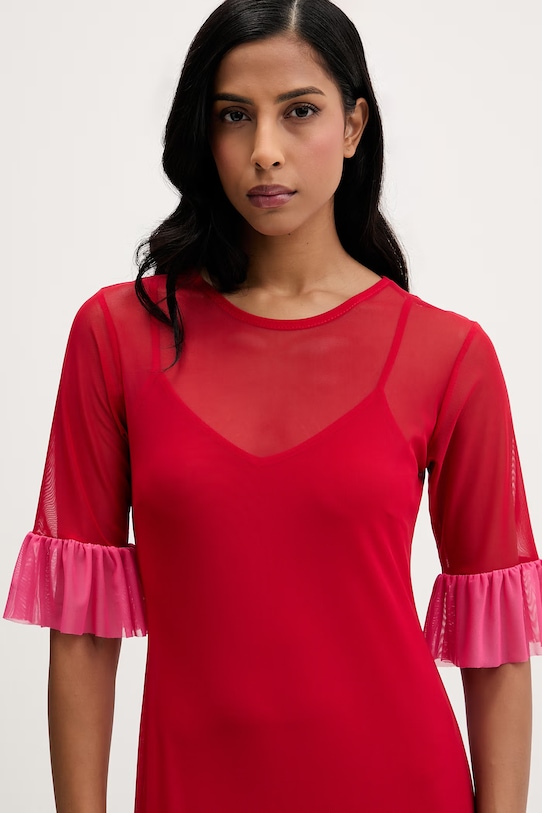 Never Fully Dressed sukienka czerwony NFDDR3212