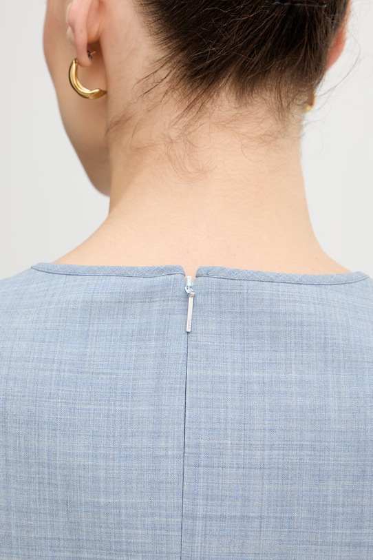 BOSS vestito in lana Dunera 50555451 blu