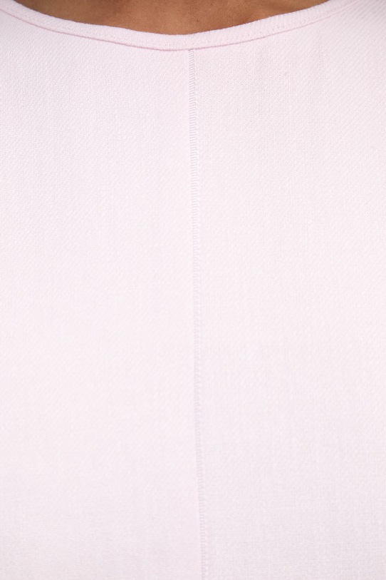 BOSS sukienka z lnem Dinderal 50557447 różowy