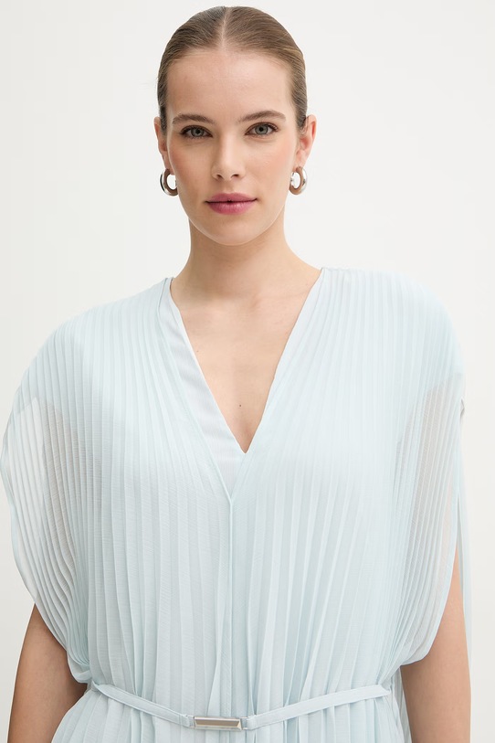 Φόρεμα BOSS Doplisse τιρκουάζ 50558254