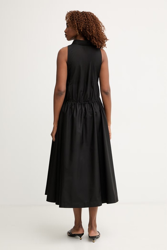 Odjeća BOSS haljina od pamuka Dimica 50558472 crna