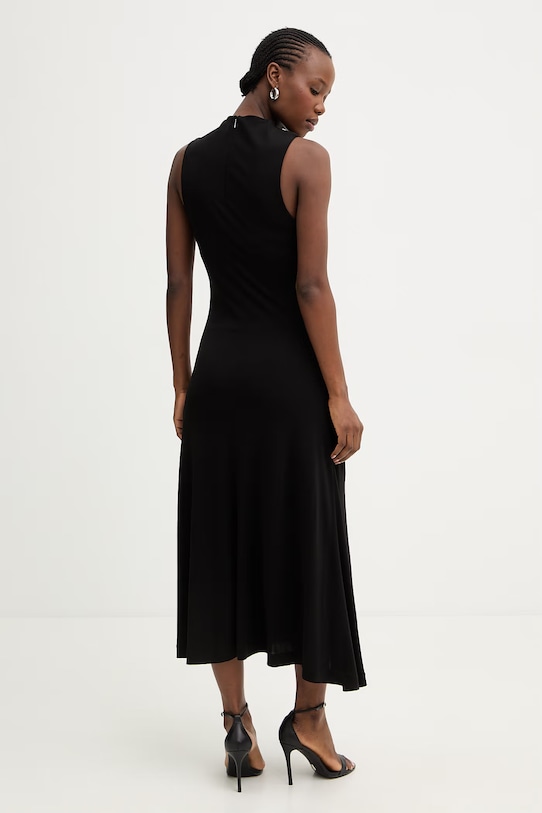 Oblečení BOSS šaty z viskózy Eylai 50557369 černá