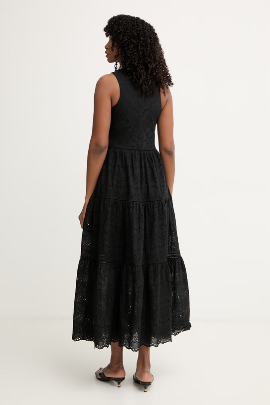 Ρούχα BOSS Orange καλοκαιρινό βαμβακερό C Denvia 50559080 μαύρο