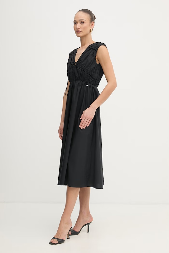 BOSS Orange платье babydoll из хлопка C Derich 50559089 чёрный SS26