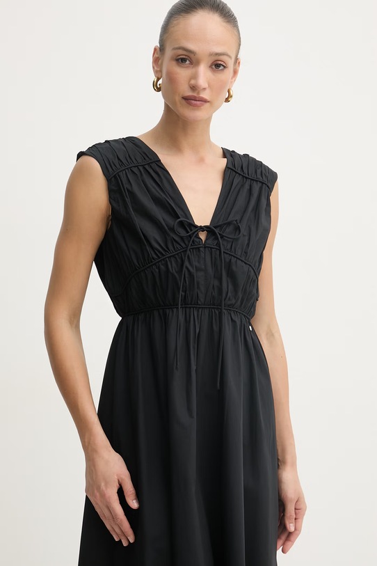 BOSS Orange платье babydoll из хлопка C Derich чёрный 50559089