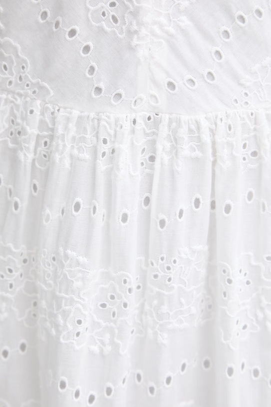 BOSS Orange καλοκαιρινό βαμβακερό φόρεμα C Denvita 50559091 μπεζ