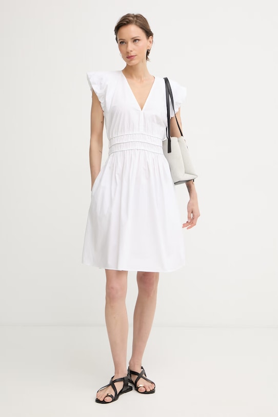 BOSS Orange літня сукня бавовняна C Darico 50559093 білий SS26