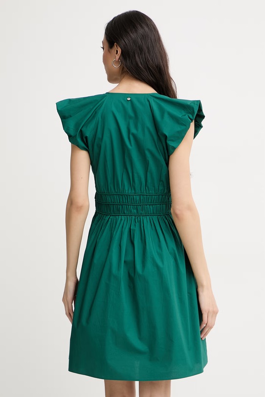 Îmbrăcăminte BOSS Orange rochie de vară din bumbac C Darico 50559093 verde