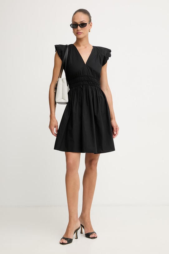 BOSS Orange rochie de vară din bumbac C Darico 50559093 negru SS26