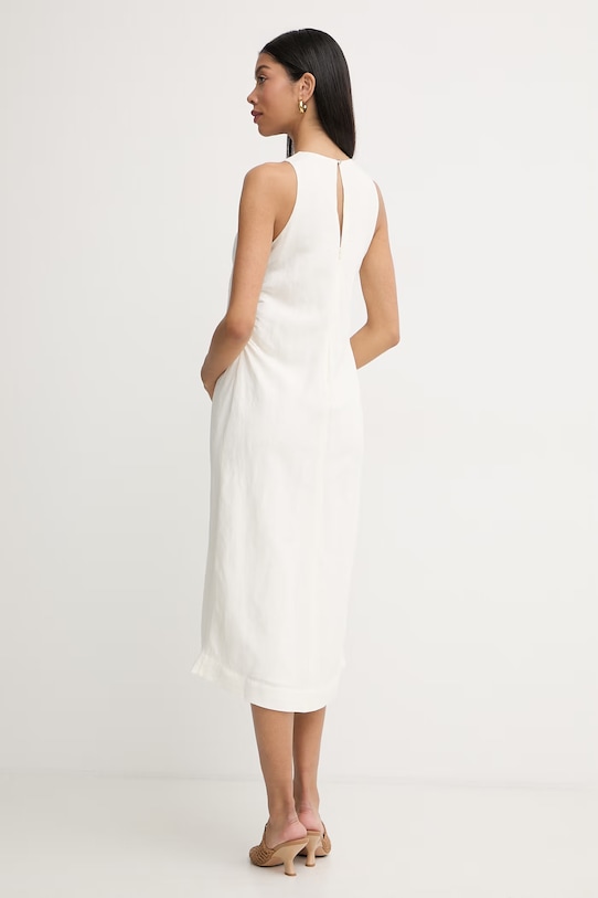 Odzież BOSS Orange sukienka z lnem C Delinna 50559243 beżowy