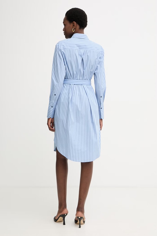 Oblečenie BOSS Orange košeľové šaty bavlnené C Delegant 3 50561950 modrá